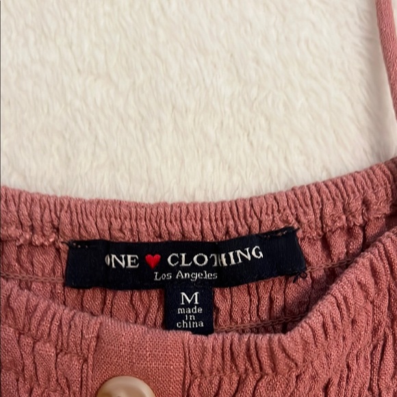 Pink Smocked Tiered Sundress - Picture 3 of 7